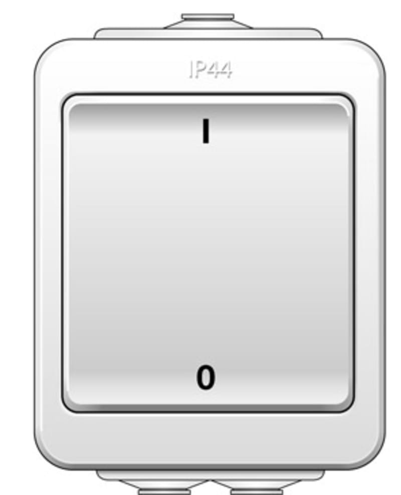 2-Pole switch IP44 (461406)