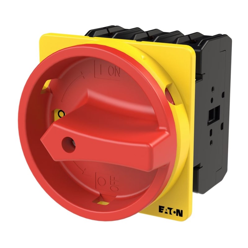 P3 Main switch, 80 A,3 pole, Form E, Red (1414024)
