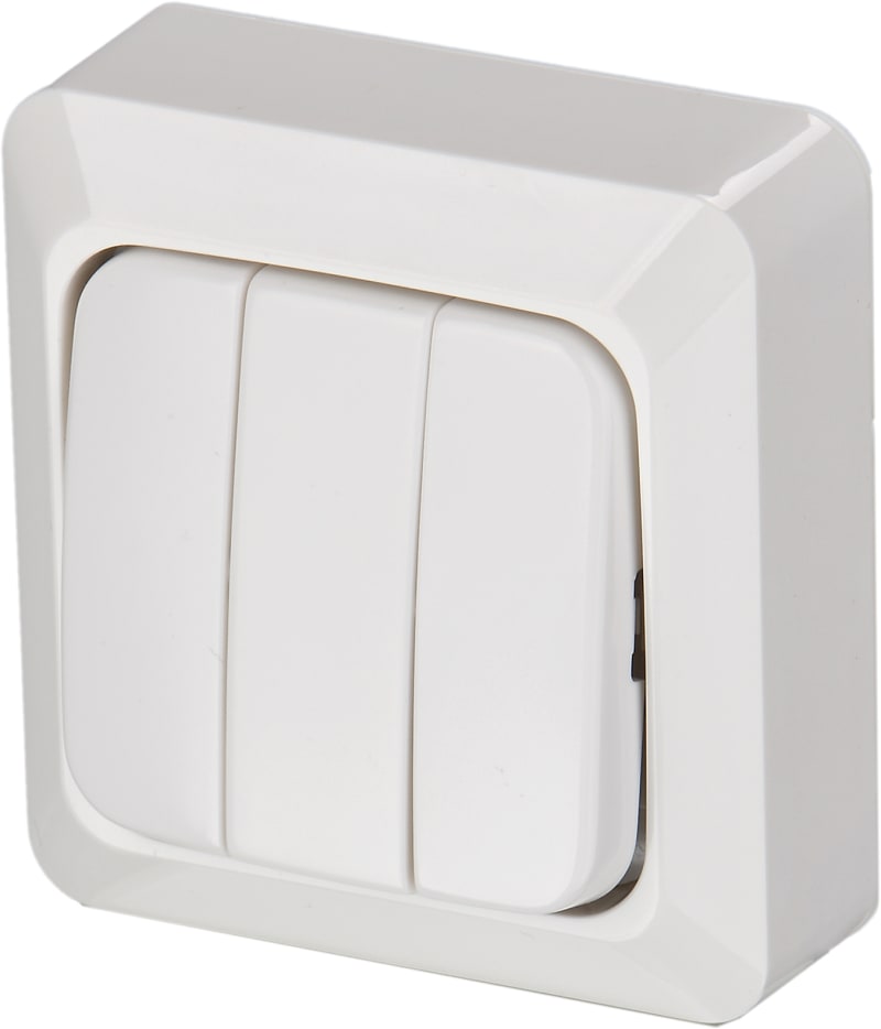 Switch 3 X 1-Pole WALL-Mounted (10631A4)