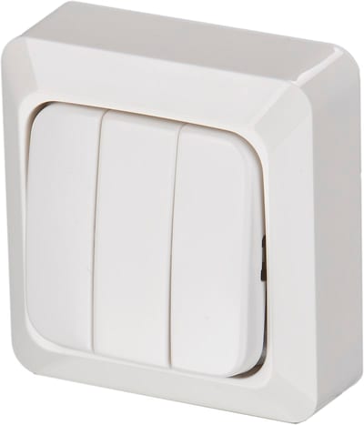 Switch 3 X 1-Pole WALL-Mounted