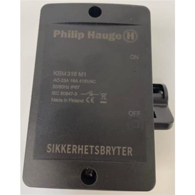 HAUGE KSM 225U IP67 (M1) u/auxiliary contact BLACK