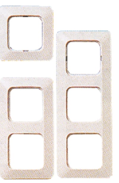 ABB 2TKA000800G1 Jussi flush-mounting cover frame 85mm for four 1-Gang Jussi-devices and one Elko device.