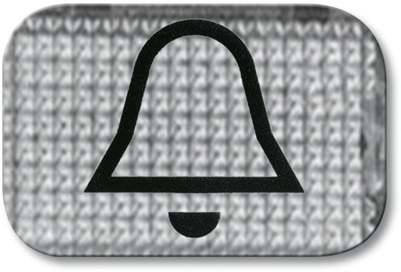 ABB Jussi Transparent Bell Symbol Cover for Rocker (2CKA001714A0229)
