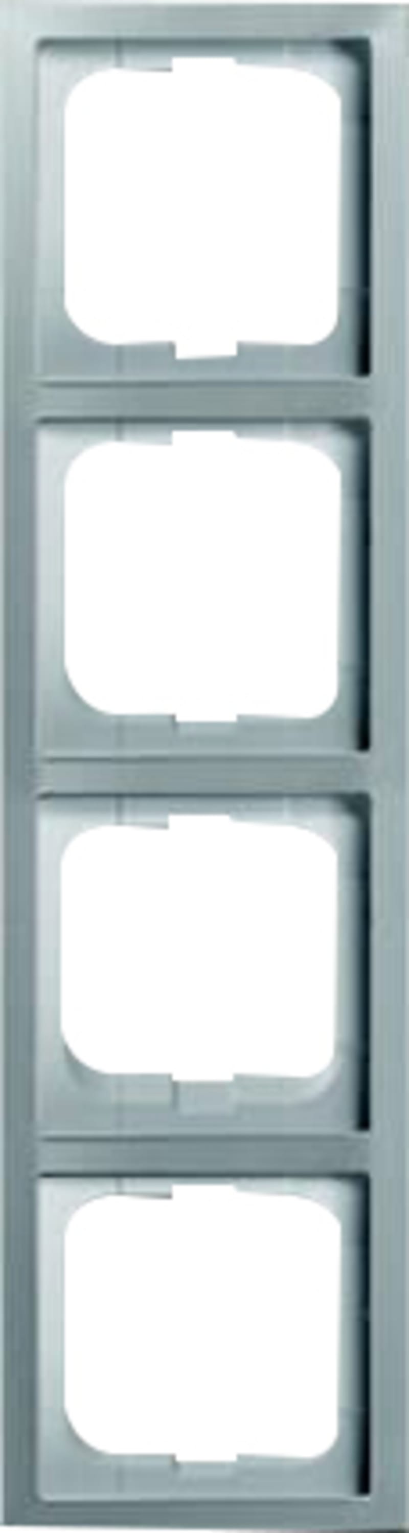 Frame 4-Hole, 80mm, PURE Steel (2CKA001754A4320)