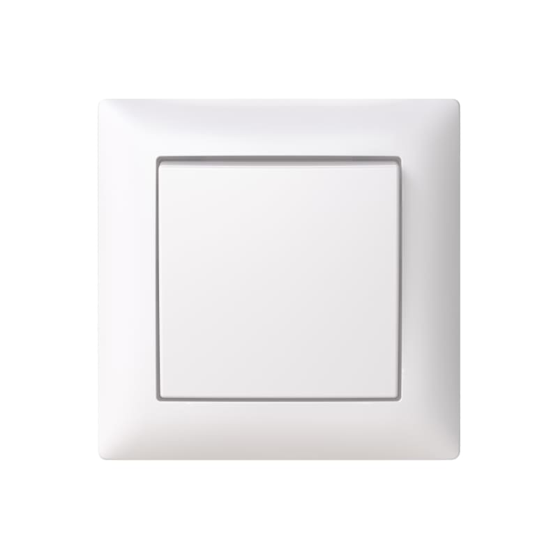 SAGA Switch 1, recessed, 1-Pole, with frame, 50-Pack (2TKA00005201)