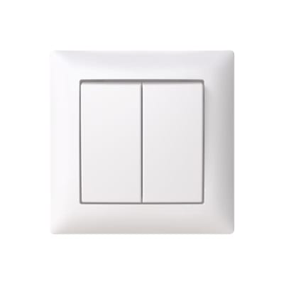 SAGA Switch 5 Flush Two-circuit switch with Frame