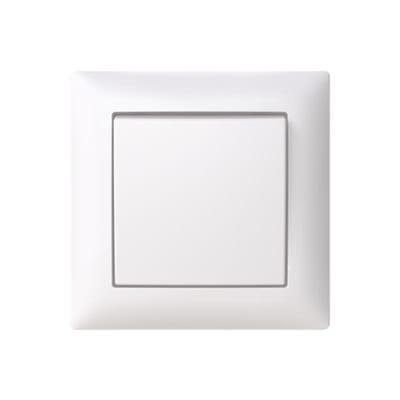 SAGA Switch 6, recessed, two-way, with frame