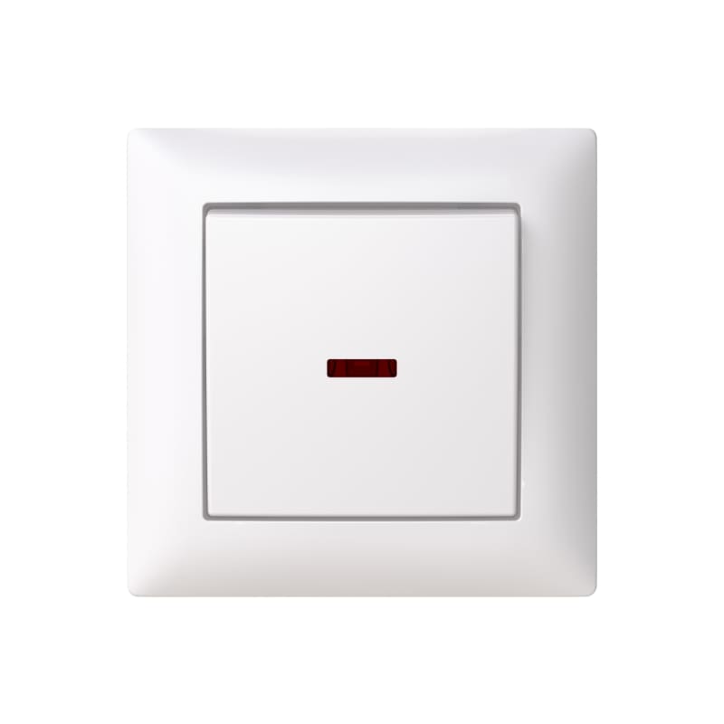 SAGA Switch 6 Flush Two-Way with LIGHT with Frame (2TKA00005004)