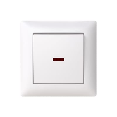 SAGA Switch 6 Flush Two-Way with LIGHT with Frame