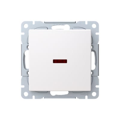 SAGA Switch 6 Flush Two-Way with LIGHT without Frame