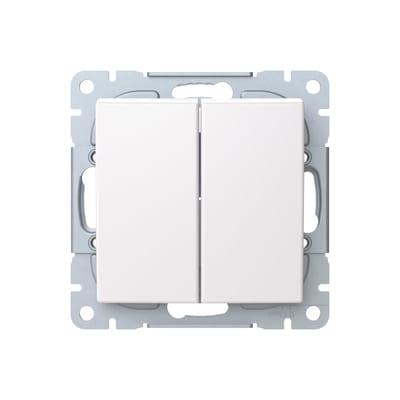 SAGA Switch 6+6 Flush DoubleENDEV. without Frame