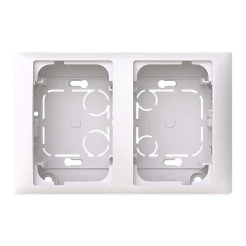 SAGA 2-Hole Cover 100mm Height 48mm (1722S100H48-916)