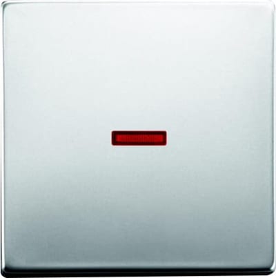 ABB switch rocker 1-pole with window PURE stainless steel