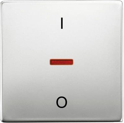 ABB switch rocker 2-pole PURE stainless steel