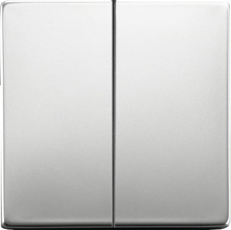 ABB Rocker Switch Two-Part PURE Stainless Steel (2CKA001751A2962)