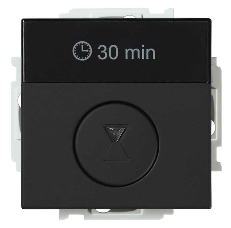 Impressivo Timer without Frame 10A Black Matte (2TKA00004108)