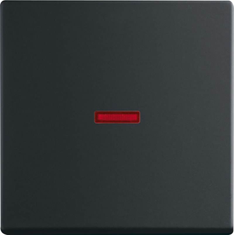 ABB 2CKA001751A3047 Impressivo Rocker Switch 1-Pole with Window Matt Black