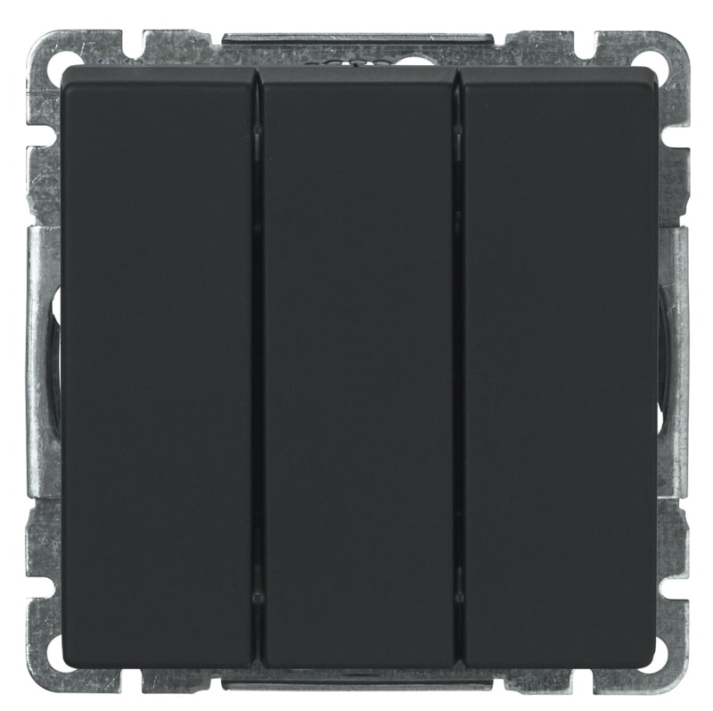 Impressivo Switch 3-1 Flush 1+1+1P Black Matte (2TKA00004311)