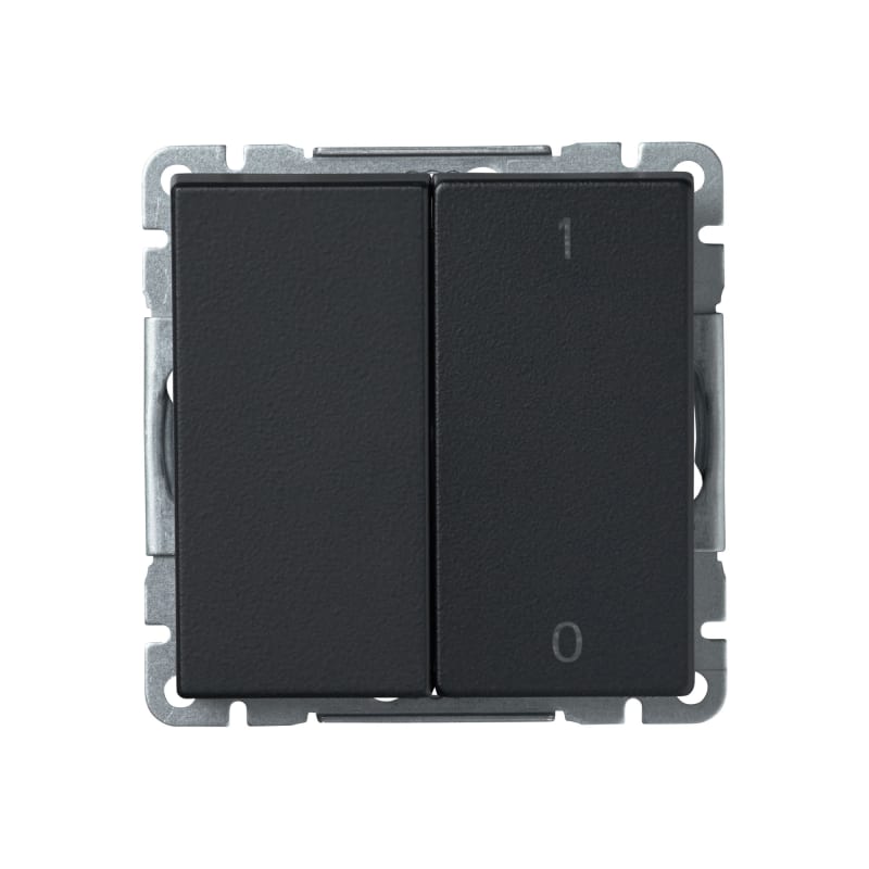 Impressivo Switch 2-1 Flush 2+1P Black Matte (2TKA00004466)