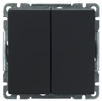 Impressivo Switch 6-6 Flush Doubleendev Black Matte