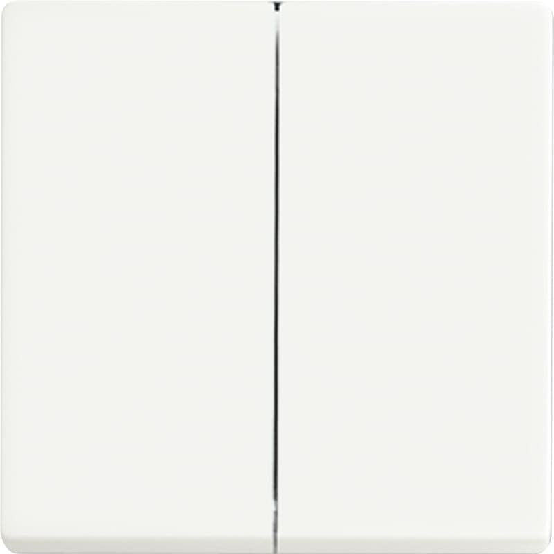 ABB 1785-884 Impressivo Switch Rocker Double, Matte White