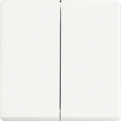 ABB 1785-884 Impressivo Switch Rocker Double, Matte White