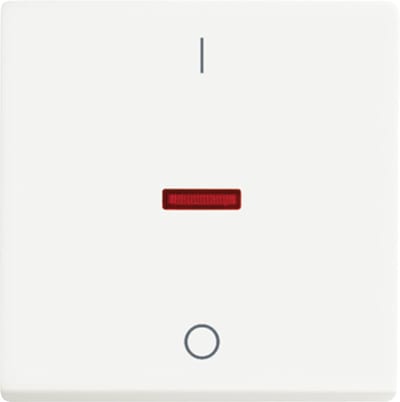 ABB switch rocker 2-pole white matt