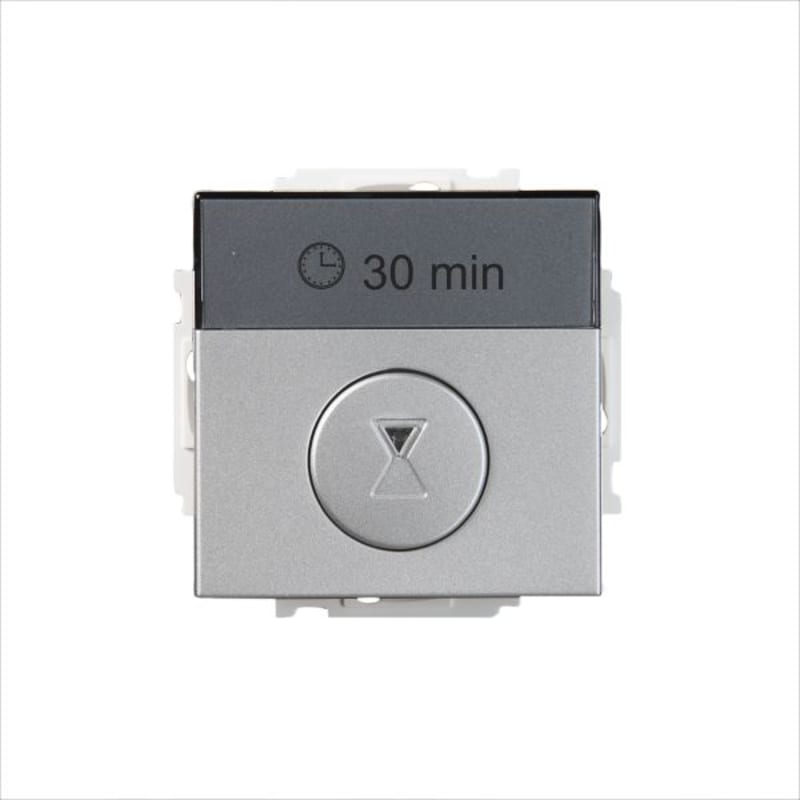 Impressivo Timer without Frame 10A Aluminium (T210-83)