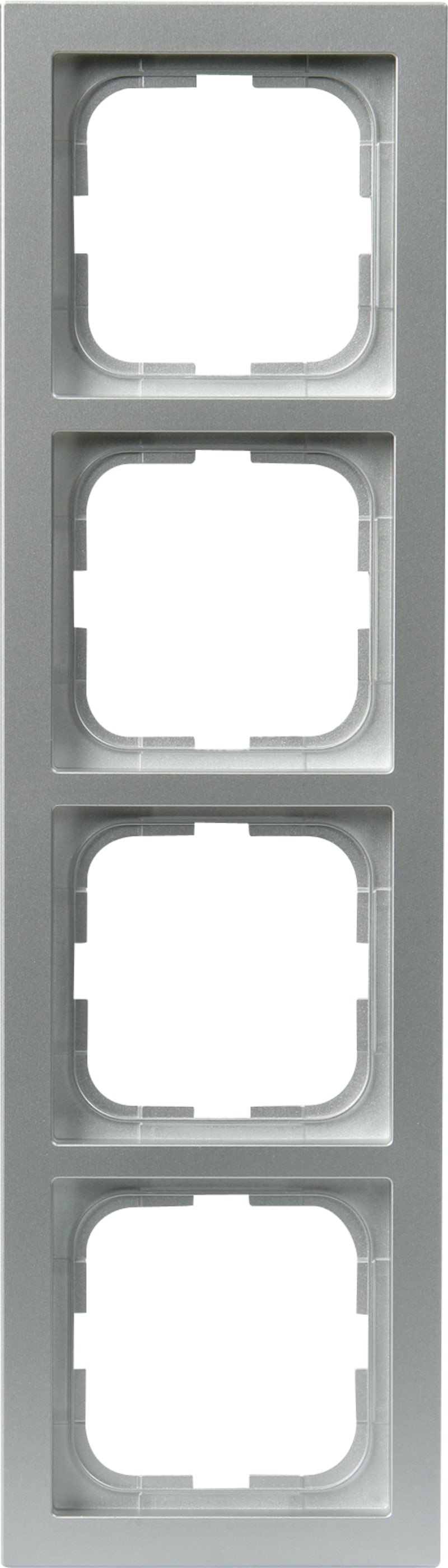 Impressivo Frame 4-Hole 85mm Aluminium (1724F85-83)