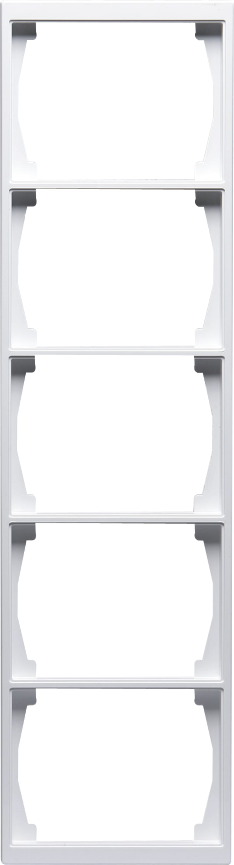 Impressivo Frame 5-Hole 100mm White (1725F100-84)