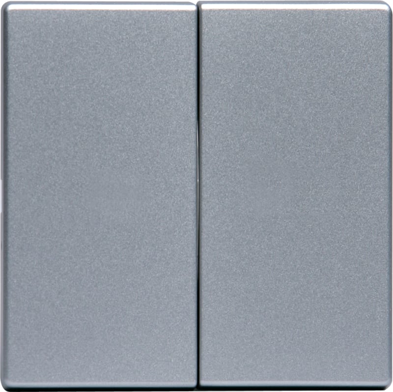 ABB 1785-83 Impressivo Switch Rocker Double, Aluminium