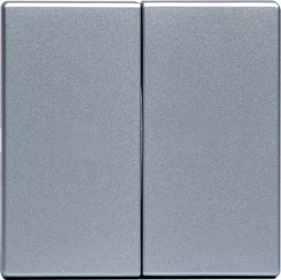 ABB 1785-83 Impressivo Switch Rocker Double, Aluminium