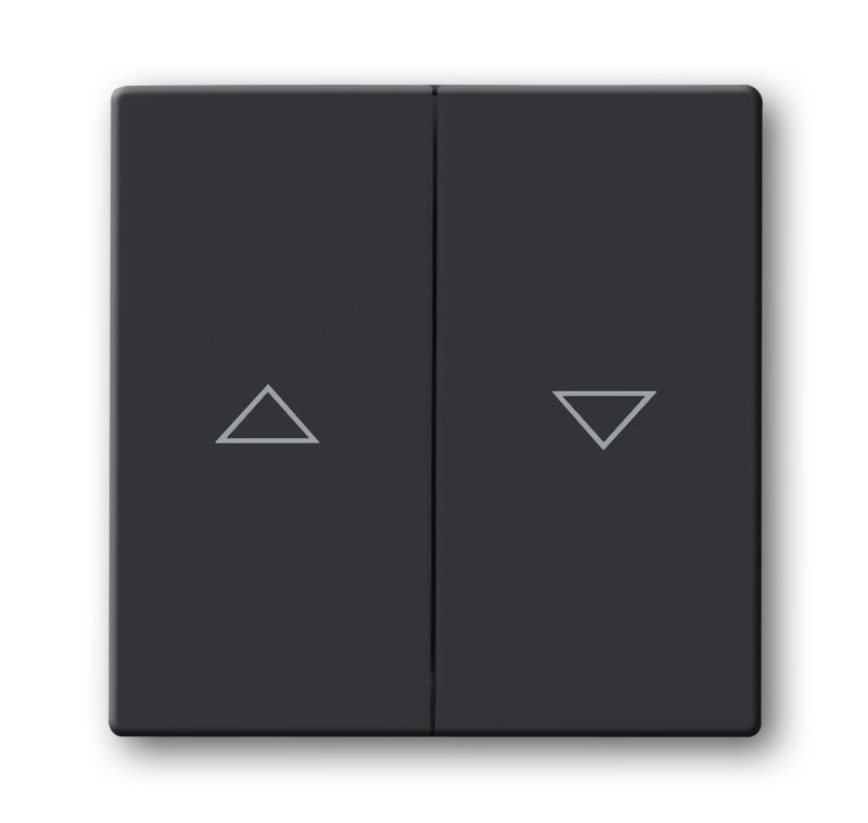 ABB Impressivo Rocker Switch Venetian Blind Anthracite (1785 JA-81)