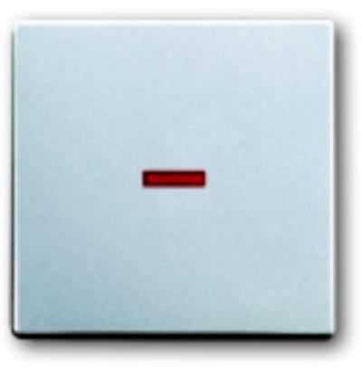 ABB Impressivo switch rocker 1-pole with window aluminium
