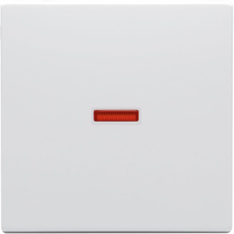 ABB Impressivo Rocker Switch, 1-Pole, with Window, White (2CKA001751A3091)