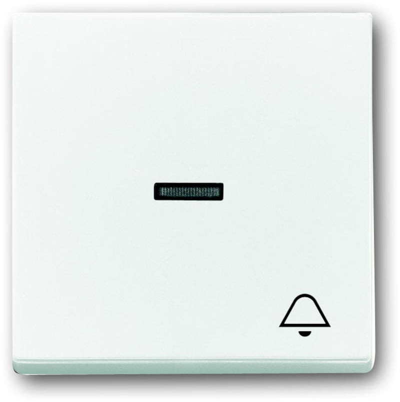 ABB 1789 KI-84 Impressivo Switch Rocker with Bell Symbol, White