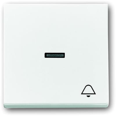 ABB 1789 KI-84 Impressivo Switch Rocker with Bell Symbol, White