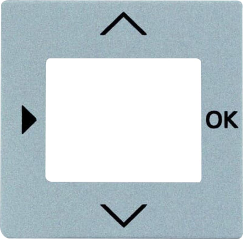 ABB Impressivo Central Cover Plate for Electronic Devices Aluminium (2CKA006430A0305)
