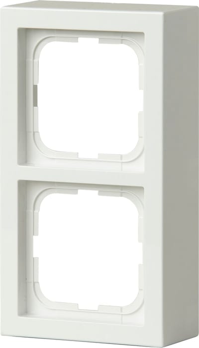 Cover 2-Hole 40/85mm White