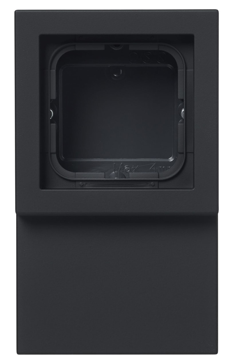 Impressivo Base Box 1-Hole EMPTY, Black Matte (2TKA00004454)