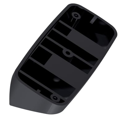 Wall bracket stove guard black