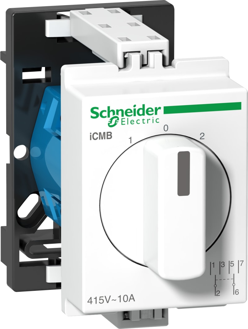 Schneider Electric 2 pole switch iCMB 10 A 10A 2P U 415V CA A9E15120