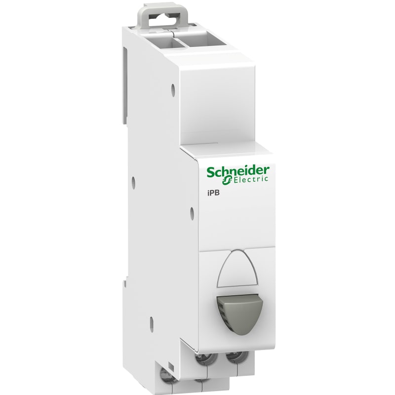 Schneider Electric ACTI9 iPB 1NO single push button grey A9E18032
