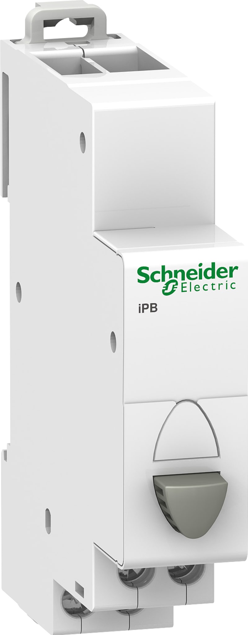 Schneider Electric ACTI9 iPB 1NO-1NC single push button grey A9E18033