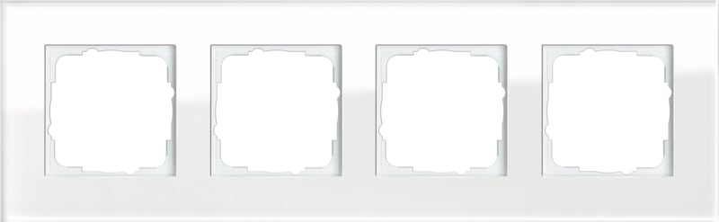 4-H Frame White Glass Esprit (GI21412)