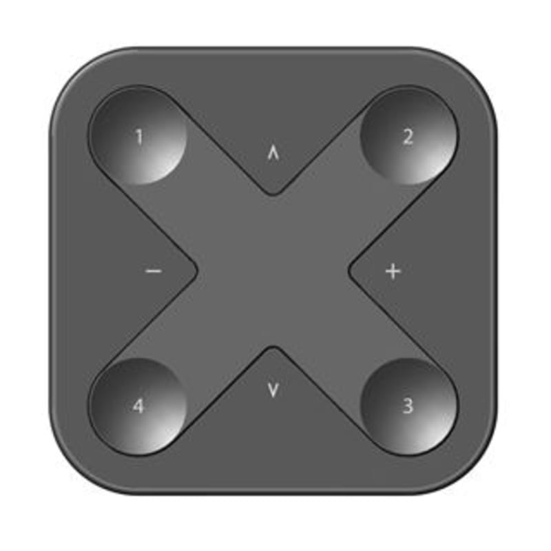 Casambi Xpress LR Wireless Wall Switch, Black (1420775)