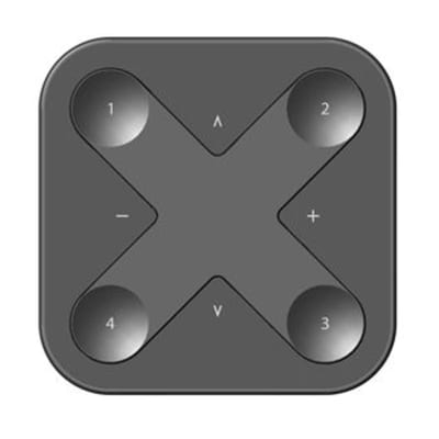 Casambi Xpress LR Wireless Wall Switch, Black