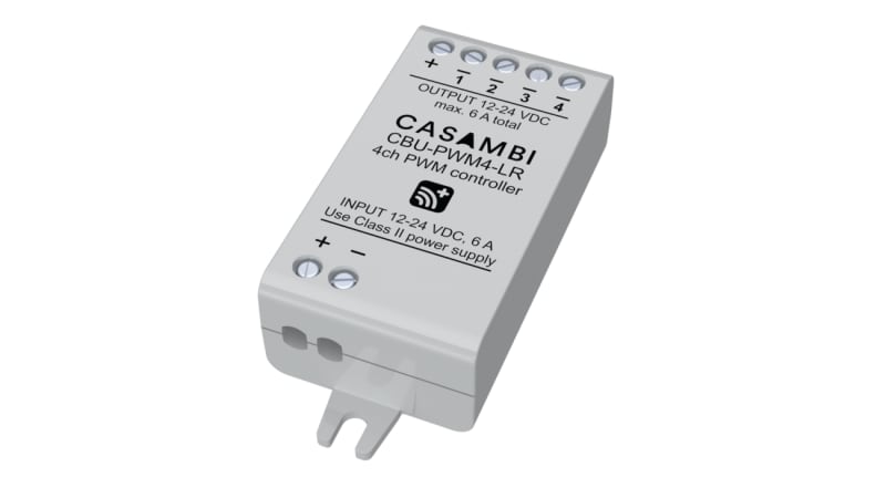 LED Dimmer 12-24V Casambi 6A 1-4 Channels (CBU-PWM4-LR)