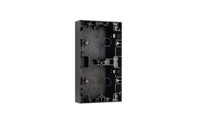 WALL-Mounted Cover 2X 23mm Black
