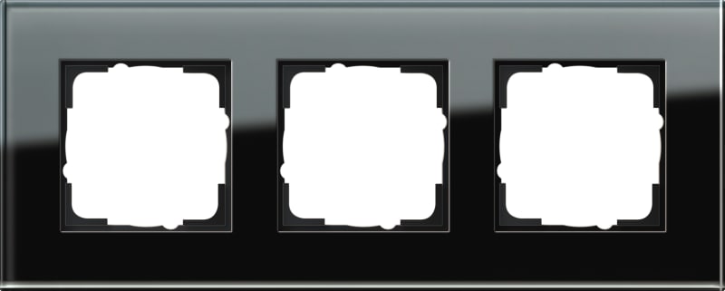 3-H Frame Black Glass Esprit (GI21305)